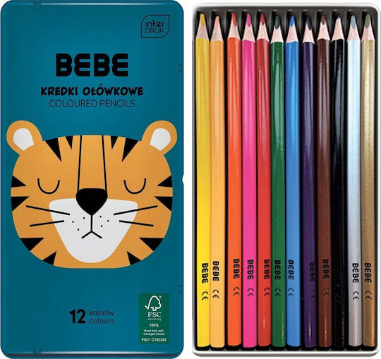 Buntstifte Metallische Verpackung Bb Boys 12 Farben interDRUK