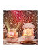 Led Rotating Kids Table Lamp Projector with Projection Designs Pink 19.1x11.8x11.8cm