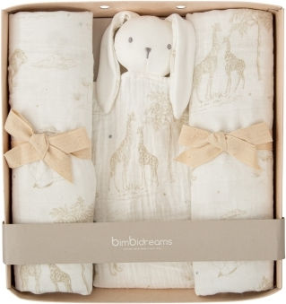Bimbidreams Muslin Swaddle Blankets 2 Pieces