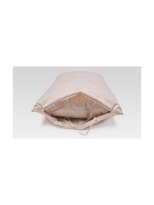 Valeria Home Kissenbezug Gesteppt Ecru 50x90cm