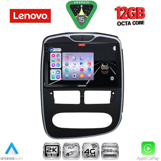 Lenovo Car Audio System for Renault Clio BMW X1 / X3 / X4 2012-2015 (Bluetooth/USB/WiFi/GPS/Apple CarPlay/Android Auto) with 10" Touch Screen