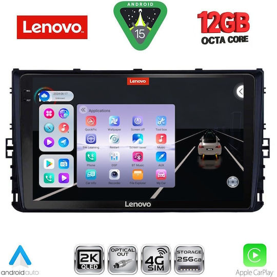 Lenovo Car Audio System for Volkswagen Polo T-Roc T-Cross 2017+ with Touch Screen 9" Lenovo SSZ 12758_CPA