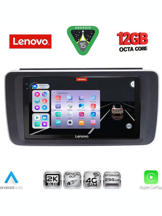 Lenovo Car Audio System for BMW X1 X3 X4 Nissan Leaf 2018 with Touch Screen 9" Bluetooth USB Wi-Fi GPS Apple CarPlay Android Auto Lenovo SSZ 12473 CPA