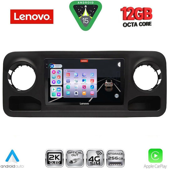 Lenovo Ηχοσύστημα Αυτοκινήτου για Mercedes-Benz Sprinter BMW X1 / X3 / X4 2018 (Bluetooth/USB/WiFi/GPS/Apple-Carplay/Android-Auto) με Οθόνη Αφής 10"