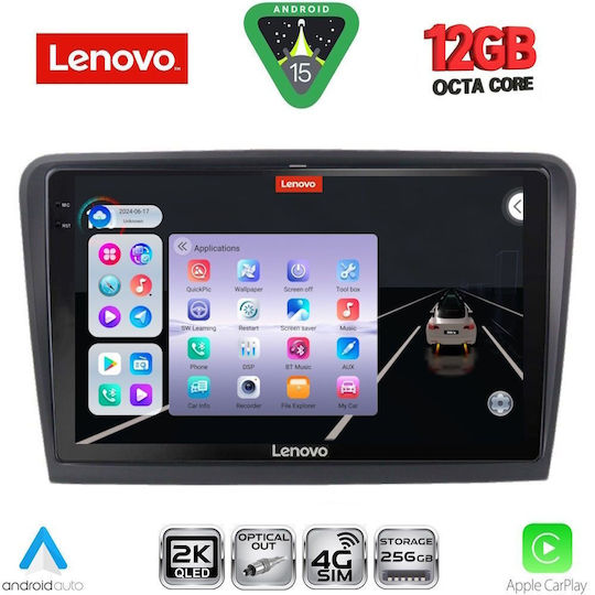 Lenovo Ηχοσύστημα Αυτοκινήτου για BMW X1 / X3 / X4 Skoda Superb 2008-2015 (Bluetooth/USB/WiFi/GPS/Apple-Carplay/Android-Auto) με Οθόνη Αφής 10"