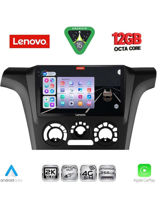 Lenovo Car Audio System for Mitsubishi Outlander BMW X1 / X3 / X4 2001-2005 with A/C Bluetooth USB WiFi GPS Apple CarPlay Android Auto with 9" Touch Screen