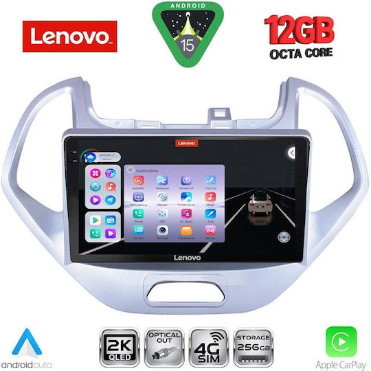 Lenovo Ηχοσύστημα Αυτοκινήτου για BMW X1 / X3 / X4 Ford Ka 2017 (Bluetooth/USB/WiFi/GPS/Apple-Carplay/Android-Auto) με Οθόνη Αφής 9"