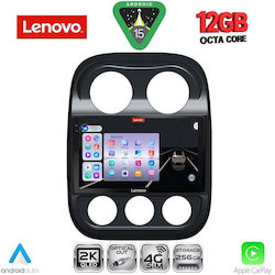 Lenovo Sistem Audio Auto BMW X1 / X3 / X4 Jeep Compass / Patriot 2007-2016 cu Bluetooth USB și GPS