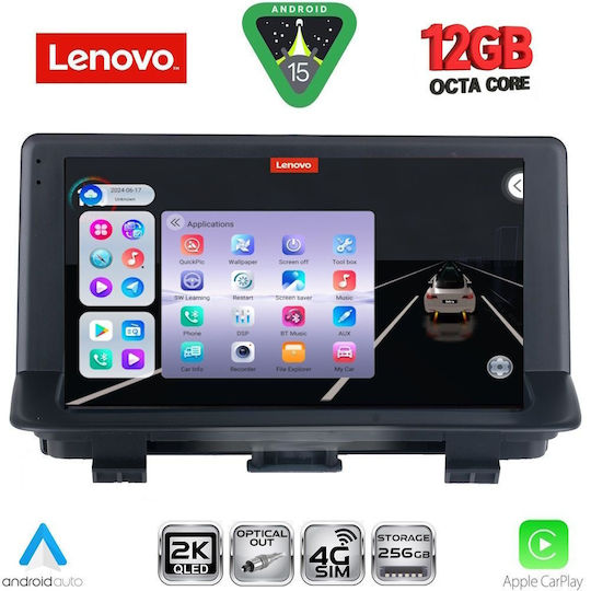 Lenovo Car Audio System for BMW X1 / X3 / X4 Audi Q3 2012-2018 (Bluetooth/USB/WiFi/GPS/Apple CarPlay/Android Auto) with 9" Touch Screen