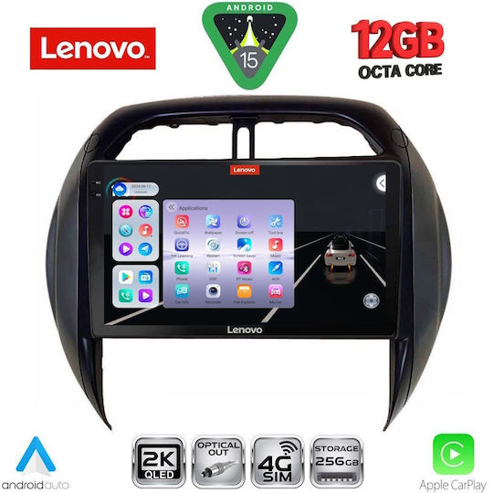 Lenovo Ηχοσύστημα Αυτοκινήτου για Toyota RAV 4 BMW X1 / X3 / X4 2000-2006 με Clima (Bluetooth/USB/WiFi/GPS/Apple-Carplay/Android-Auto) με Οθόνη Αφής 9"
