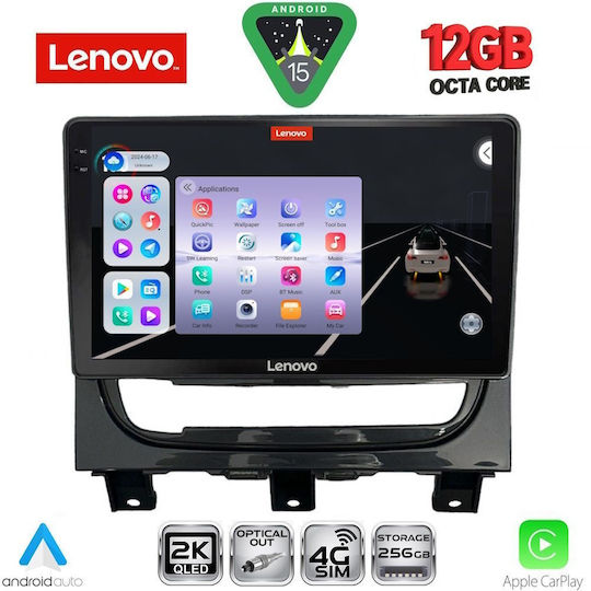 Lenovo Car Audio System for Fiat Strada BMW X1 / X3 / X4 2012-2020 Bluetooth USB WiFi GPS Apple CarPlay Android Auto with 9" Touch Screen