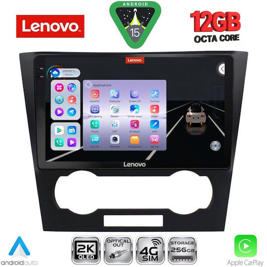 Lenovo Car Audio System for BMW X1 / X3 / X4 Chevrolet Epica 2006-2011 (Bluetooth/USB/WiFi/GPS/Apple CarPlay/Android Auto) with 9" Touch Screen