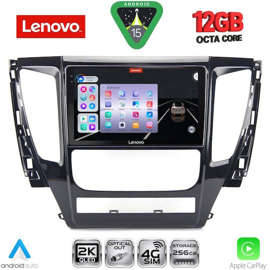 Lenovo Car Audio System for Mitsubishi Pajero BMW X1 / X3 / X4 2013-2020 (Bluetooth/USB/WiFi/GPS/Apple CarPlay/Android Auto) with 9" Touch Screen