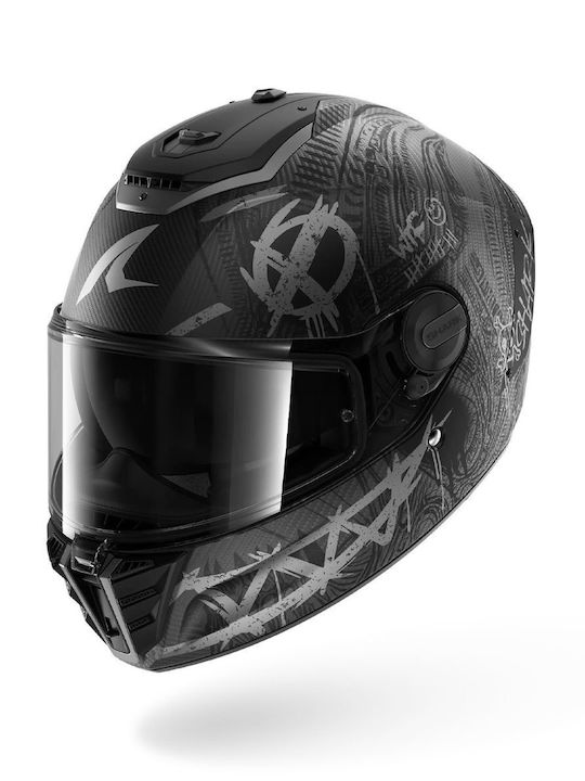 Shark Spartan RS Carbon Shiever Matt Антрацит/Ч...