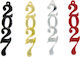 Plexiglass 2027 Ortic 5.8cm X 1.1cm 0530158 Include 25 Bucăți Roșii