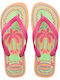 Top Summer Vibes Flip Flops Peach