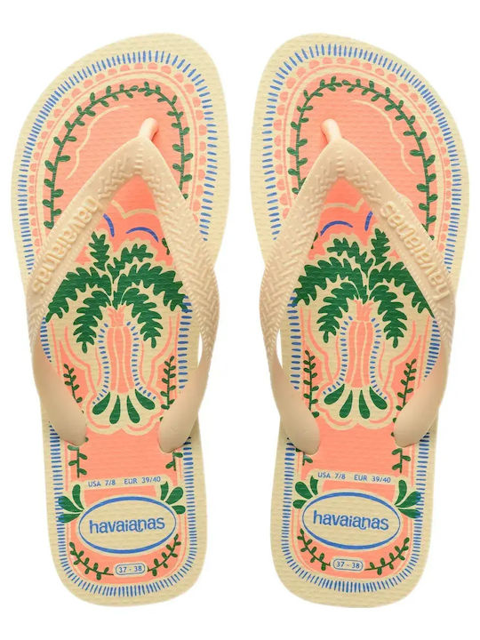 Havaianas Top Summer Vibes Flip Flops Buttercream
