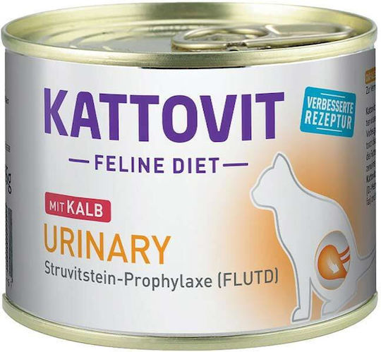 Kattovit Υγρή Τροφή για Γάτες με Μοσχάρι 12x185gr