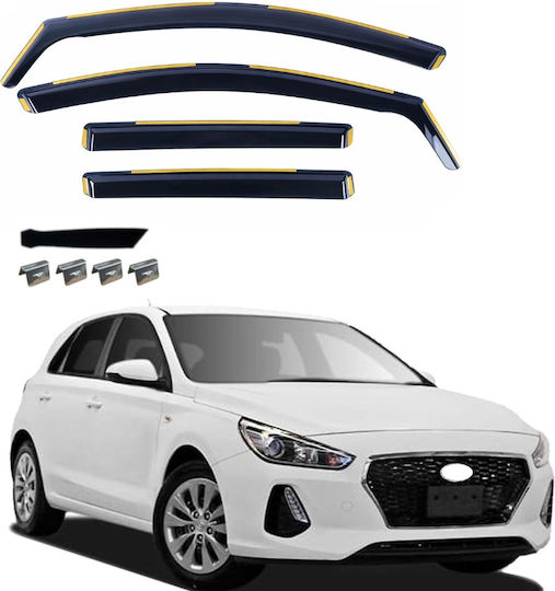 Комплект Автомобилни Ветробрани Отпред И Отзад За Hyundai i30 4 Бройки