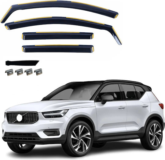 Комплект Автомобилни Ветробрани Отпред И Отзад За Volvo XC40 4 Бройки