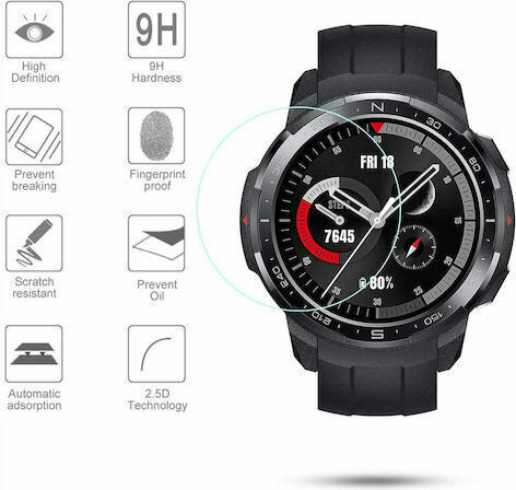 2 Pieces Tempered Glass 3-7 Garmin Instinct 3 Solar 50mm