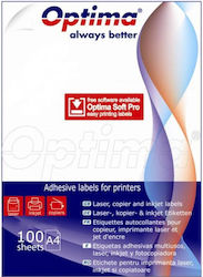 Optima Αυτοκόλλητες Ετικέτες σε Ρολό 105x297mm Optima Αυτοκόλλητες Ετικέτες σε Ρολό 105x297mm