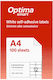 Optima Optima Selbstklebende Etikettenrollen 105x49,5mm