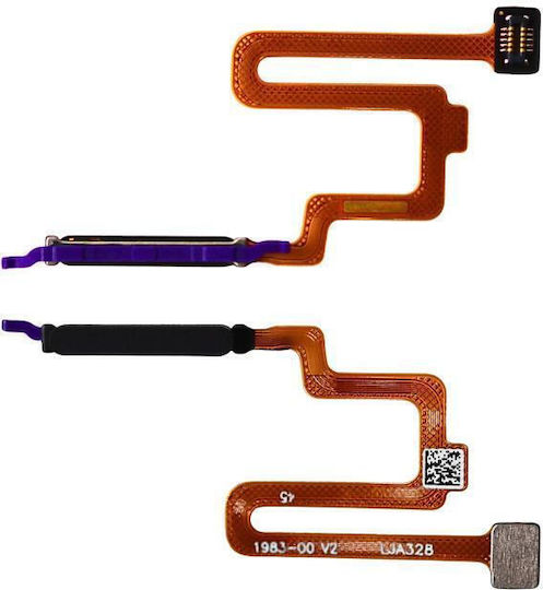 Handy Ersatzkabel Fingerabdrucksensor Xiaomi Redmi Note 12 Pro 4G Schwarz Oem N70666