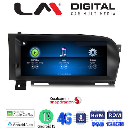 LM Digital Car Audio System for Mercedes-Benz S Class 2006 > 2010 Bluetooth USB AUX Wi-Fi GPS Apple CarPlay Android Auto