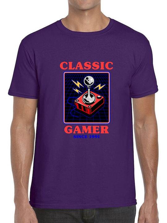 T-shirt Classic Gamer Since 1991 Pop Culture Pu...