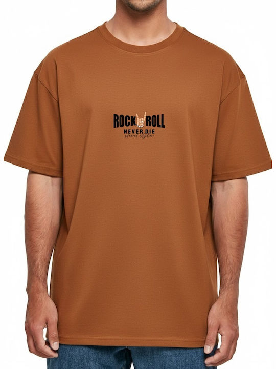 Oversized T-shirt Rock Roll Never Die Street St...