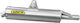 Arrow Universal Exhaust Cilindrico Aluminium Diam 24 Mm 59005ar.aluminium