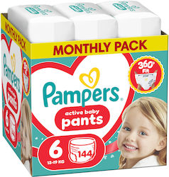 Pampers Pants No. 6 За 13-19 Kg 144 Бр. Pampers Pants No. 6 За 13-19 Kg 144 Бр.