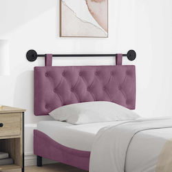 vidaXL LED Cushion for Headboard Fabric Purple ...