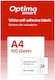 Optima Self-Adhesive A4 Labels Rectangular 70x37mm
