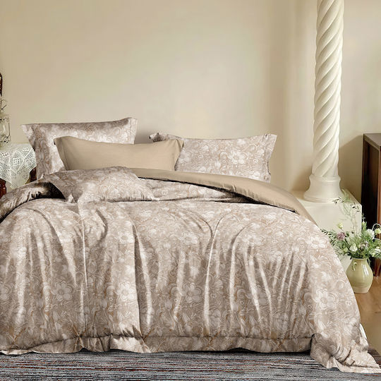 Beauty Home Memories Art 12680 Coverlet Set Double Mocha 220x240cm 12680KLYD
