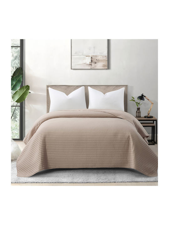 Beauty Home Ultra Art 12555 Κουβερλί Μονό Μπεζ ...