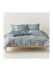 Kentia Set Duvet Cover Cotton Satin 220x240cm Double with 2 Pillowcases Artisan Kentia