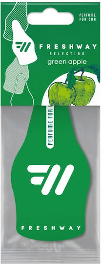 Freshway Car Air Freshener Pendant Green Apple