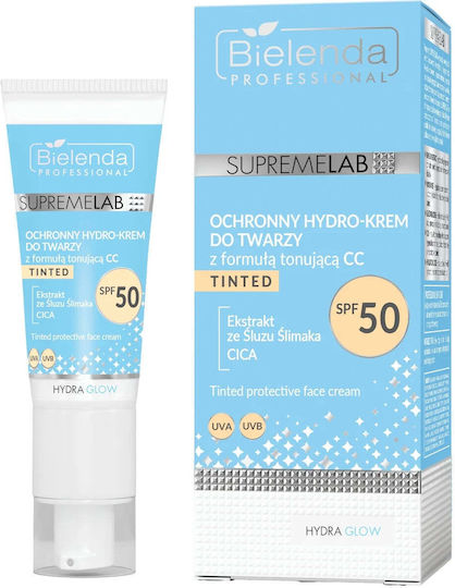 Bielenda SupremeLab Hydra Glow CC Moisturizing Day Face Cream with SPF50 40ml