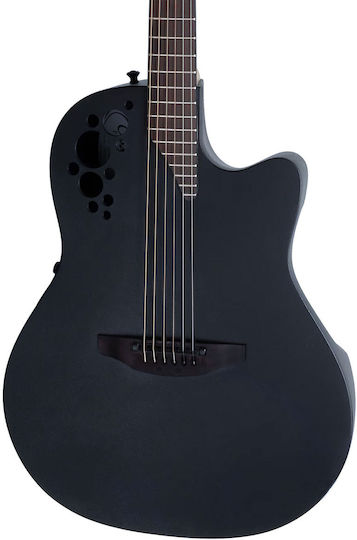 Ovation Acoustic Guitar Pro Series Elite Black Spruce