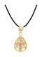 Drandakis Necklace Constantine Talisman From 9 K Gold Black