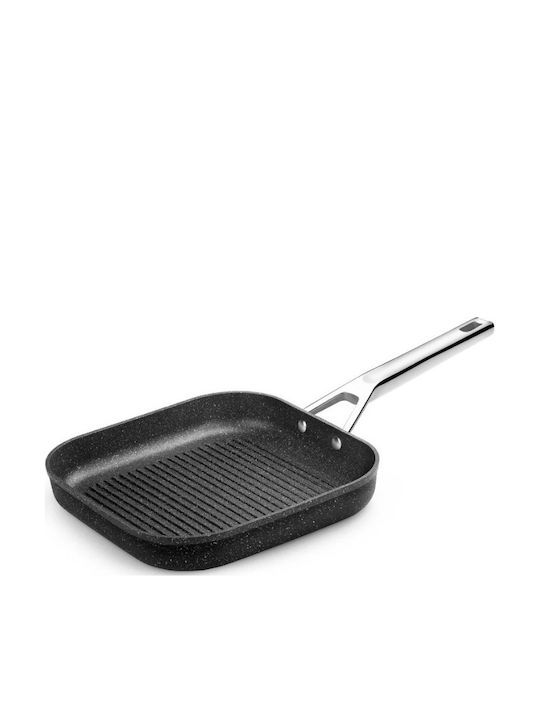 Monix Grill Pan Made of Aluminum with Stone Coating 28cm