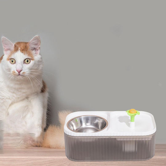 Automatic Plastic Food and Water Fountain for Cat 3L 31x11x17cm
