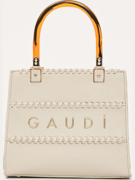 Gaudi Geantă Dama Tote De Mână Ecru