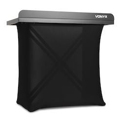 Vonyx Dbe100 Mobile Dj Booth System – Αναδιπλούμενο Φορητό Dj Table 1m Μαύρο Lycra 180.100 Vonyx Dbe100 Mobile Dj Booth System – Αναδιπλούμενο Φορητό Dj Table 1m Μαύρο Lycra 180.100