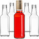 Glass Bottle 200ml Long Golden Cap 10 Pcs