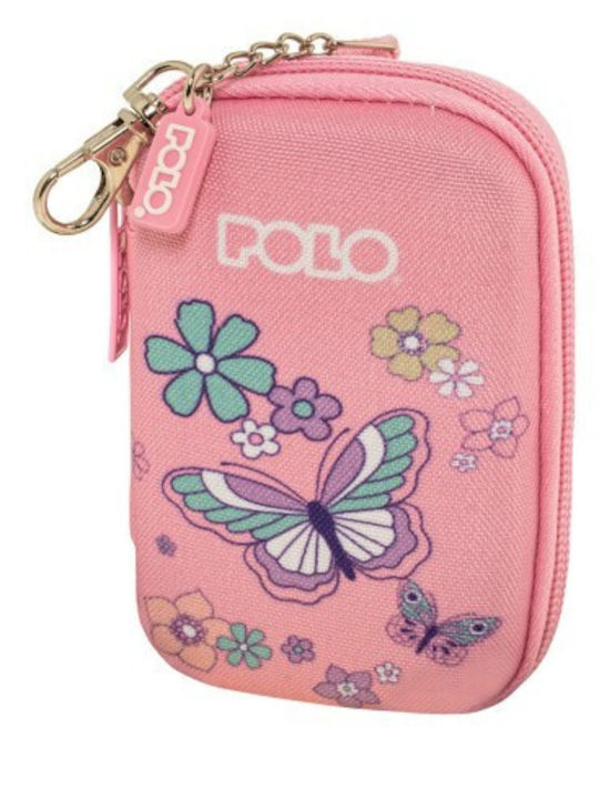 Polo Clip & Zip Мини Ключодържател-Портфейл Розов 9-27-006-8463