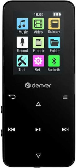 Denver MP4 Плейър 8GB с TFT / LCD Екран 1.8 Инча Черен S0470091