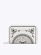 Large Women's Wallet Coins Beige